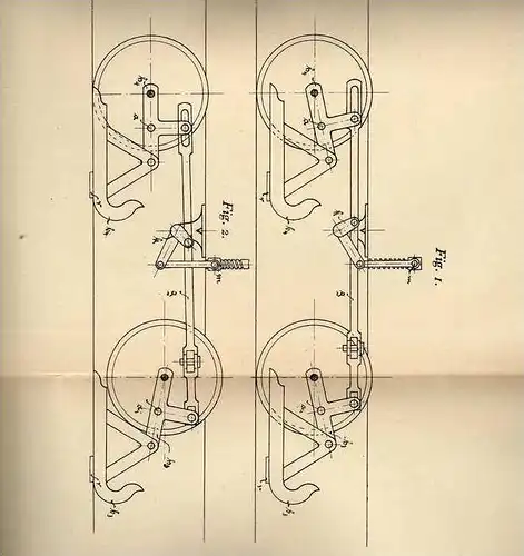 Original Patentschrift - K. Rattinger in Ingolstadt , 1905 , Motorwagen mit Schlittenkufen , Automobile !!!