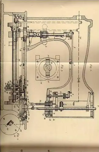 Original Patentschrift - A. Pfeufer in Landshut und Nürnberg , 1903 , Nähmaschine , Näherei !!!