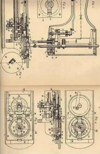 Original Patentschrift - A. Pfeufer in Landshut und Nürnberg , 1903 , Nähmaschine , Näherei !!!