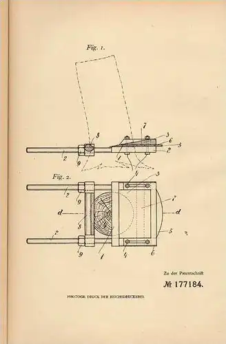 Original Patentschrift - J. Eder in Gloggnitz , 1905 , Apparat zum Fällen von Bäumen , Baumfäller !!!