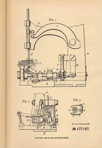 Original Patentschrift - Union Special - Fabrik GmbH in Stuttgart , 1904 , Nähmaschine , Näherei !!!