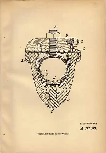 Original Patentschrift - J. Kronfuss in Bamberg , 1905 , Reifen für Räder von Motorwagen , Automobile !!!