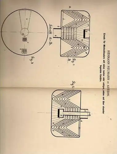 Original Patentschrift - H. Neumann in Artern , 1900 , Milchschleuder , Milch , Molkerei !!!
