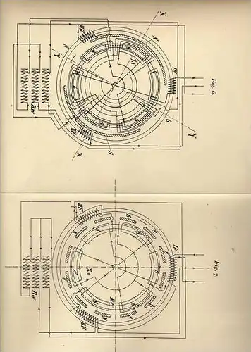 Original Patentschrift - H. Svanda in Wysocan bei Prag , 1905 , Drehstrommaschine , synchron , Motor !!!