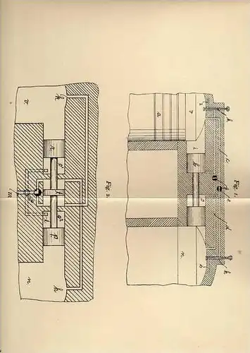 Original Patentschrift - W. Brandes in Trollhättan , Schweden , 1905 , Zwillingsverbrennungsmaschine !!!