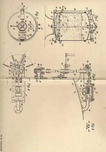 Original Patentschrift - J. Bergo in Lens , 1906 , Bierkessel , Gewürzkochkessel , Bier , Brauerei !!!