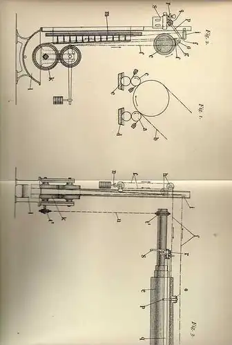 Original Patentschrift - F. Binder in Dornach b. Mulhouse , 1906 , Druckwalzen , Druckerei , Druck , Buchdruck