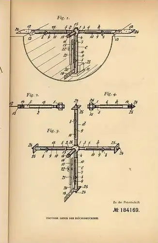 Original Patentschrift - H. Trappe in Gerresheim b. Düsseldorf , 1906 , Formen für Modelle !!!