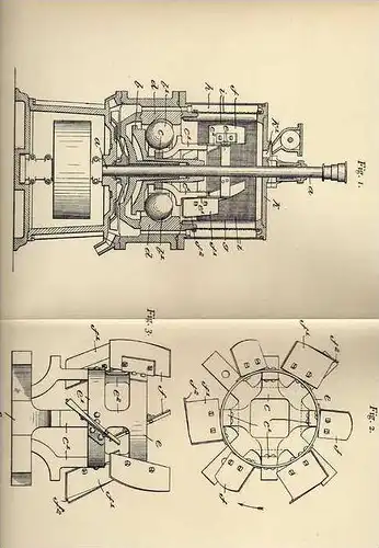 Original Patentschrift - J. Fuller in Catasauqua , USA , 1906 , Kugelschleudermühle !!!