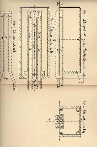 Original Patentschrift - E. Freytag in Kötzschenbroda b. Dresden , 1906 , Beheizen von Trockenkammern mit Gas , Gießerei