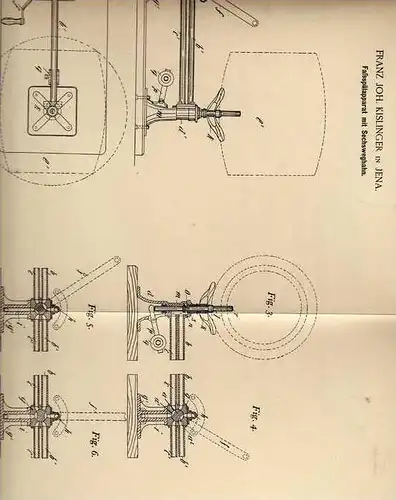 Original Patentschrift - F. Kislinger in Jena , 1894 , Faßspülapparat , Bierfass , Fässer !!!