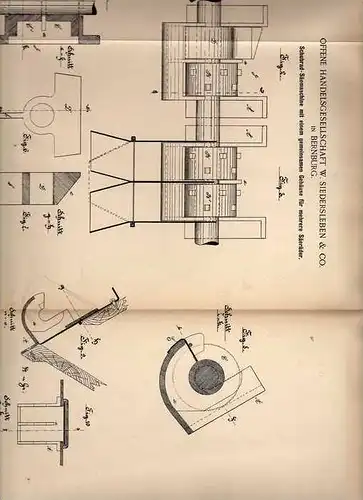 Original Patentschrift - W. Siedersleben in Bernburg , 1894 , Säemaschine , Landwirtschaft , Drille , Agrar !!!