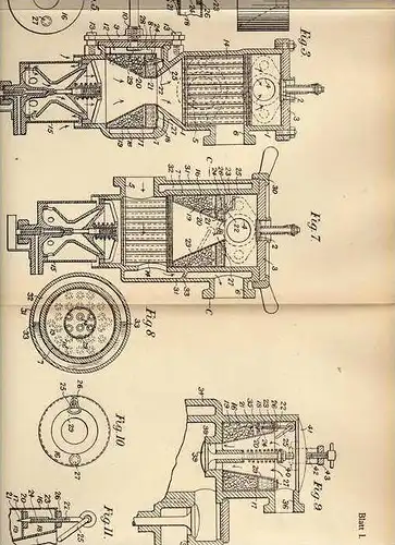 Original Patentschrift - A. Westmacott in Saint Helens , 1906 , Karburator für Motor , Vergaser !!!