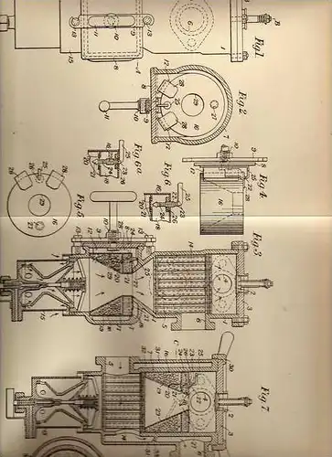 Original Patentschrift - A. Westmacott in Saint Helens , 1906 , Karburator für Motor , Vergaser !!!