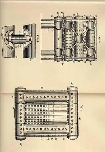 Original Patentschrift - J. Colman in Everett , 1905 , Wasserröhrenkessel !!!