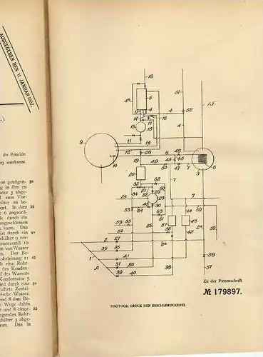 Original Patentschrift - A. Raymer in Beaver , 1904 , Kesselwasseraustausch für Lokomotive , Eisenbahn !!!