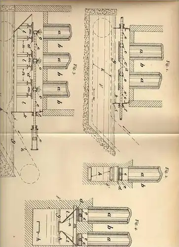 Original Patentschrift - H. Woodall in Royston und Walden , 1905 , Fördervorrichtung für Koks , Kohle , Bergbau !!!
