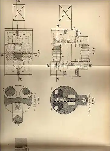 Original Patentschrift - C. Mühlenbacher in Saarbrücken , 1905 , Rohrreiniger mit Schneidwalzen !!!