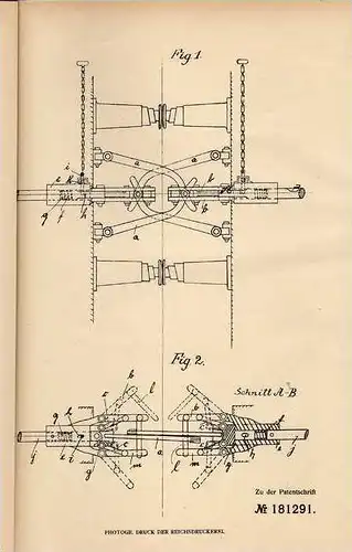Original Patentschrift - W. Schurr in Canstatt b. Stuttgart , 1905, Kupplung , Eisenbahn !!!