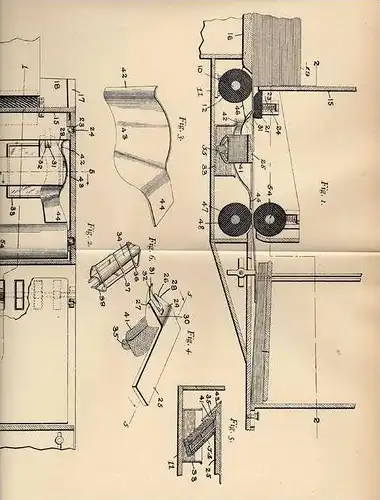 Original Patentschrift - Maschine für Briefumschläge , Brief , 1905 , D. Saunders in Kansas City , USA !!!