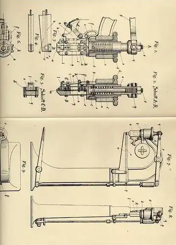 Original Patentschrift - Industriewerk Bautzen , 1906 , Drahtheftmaschine !!!