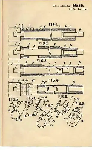 Original Patentschrift - Bergbau AG in Kattowitz , Polen , 1934 , Herstellung von Rohren !!!