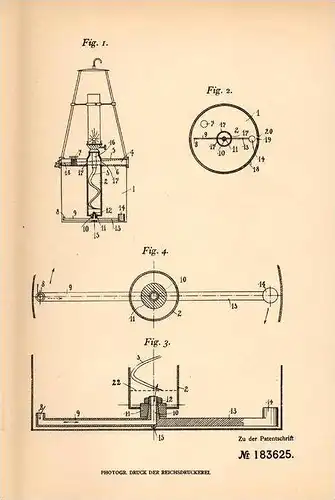 Original Patentschrift - J. v. den Eynde in Hasselt , 1905, Sicherheitslampe für flüssigen Brennstof , Lampe , Petroleum