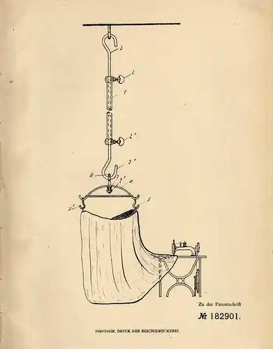 Original Patentschrift - D. Hesse in Meißen , 1906 , Damenrock - Bearbeitung , Schneiderei , Näherei , Rock !!!