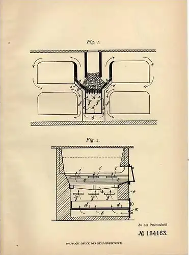 Original Patentschrift - Sparherd Fabrik Nürnberg , 1906 , Kochherd mit Vorwärmung , Herd , Küche !!!