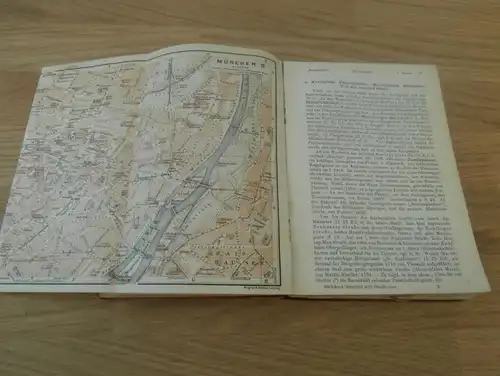 Baedekers Oberbayern , 1921, Reisehandbuch , Bayern , Reklame , Tegernsee , Berchtesgaden , Friedrichshafen , Immenstadt