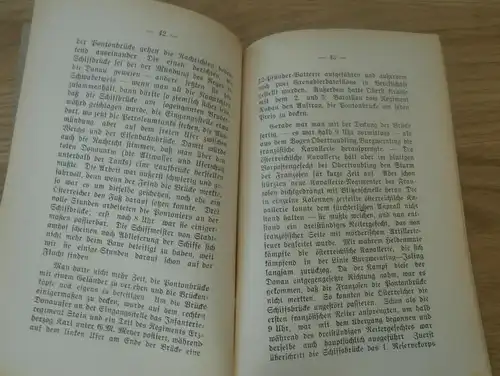 Die Schreckenstage von Stadtamhof im April 1809 , Steinweg u. Reinhausen , 1909 ,  Lokalgeschichte , Regensburg !!!