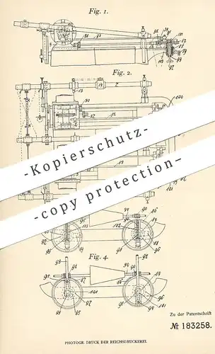 original Patent - Wilhelm Spindler , Heilbronn , 1904 , Graviermaschine , Fräsmaschine | Gravieren , Fräsen , Fräse !!!