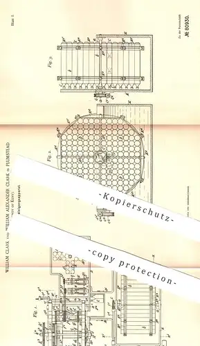 original Patent - William Clark , William Alexander Clark , Plumstead , Kent , 1894 , Flaschen reinigen | Flasche , Glas