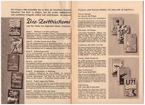 original Katalog - 1941 - Bücher Wehrmacht , Armee , Biographie , Runen , Elredefleth , Sankt Margarethen , WW2 !!!