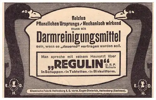 original Werbung - 1916 - Darmreinigung , Abführmittel , Helfenberg i.S. , Kur , Arzt , Apotheke !!!