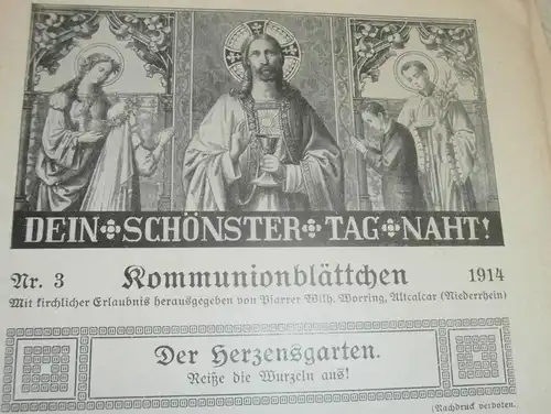11x Hefte, Calcar / Kalkar , 1914 , Pfarrer Wilhelm Worring , Altkalkar, Altcalcar , Kleve , Chronik , Kirche , Religion