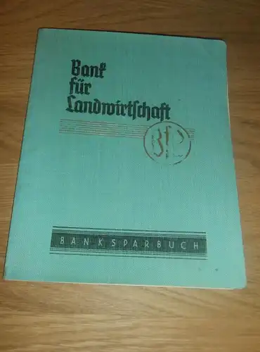 altes Sparbuch Aderstedt / Bernburg , 1942 - 1944 , Landwirt Ludwig Meißner , Bodenverzehr , Halle  Sparkasse , Bank !!!