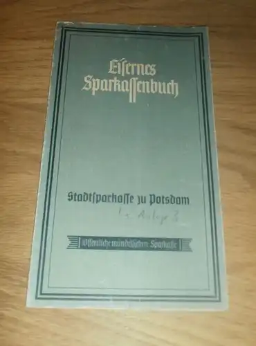 altes Sparbuch Potsdam ,1942 , H. Usadel , Sparkasse , Bank !!!