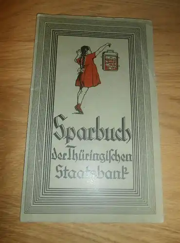 altes Sparbuch Ohrdruf ,1943-1944 , Marie Schilling , Sparkasse , Bank !!!