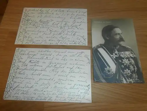 Dr. Richard Biedermann-Imhoof , Eutin , 1914/15 , 3 Schreiben aus Nachlass , an Dr. J. Vodoz , mit Autograph !!!