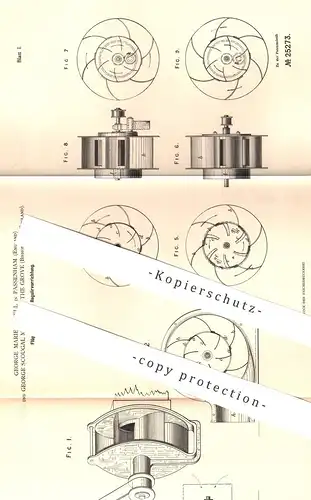 original Patent - George Marie Capell , Passenham | G. Scougal Macbean in the Grove , Bishopstoke , England | Ventilator