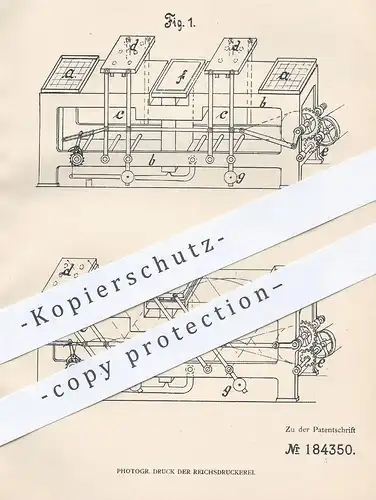 original Patent - Siegfried Frenkel , Halle / Saale , 1905 , Maschine zum Zusammenkleben von Papier | Papierfabrik !!