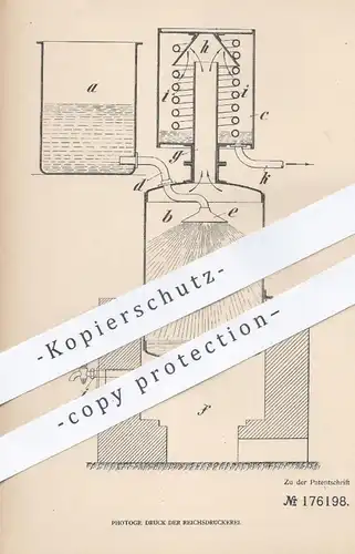 original Patent - Theodor Zschack , Berlin , 1905 , Entalkoholisieren von Bier , Alkohol | Wein , Likör , Sekt  Getränke