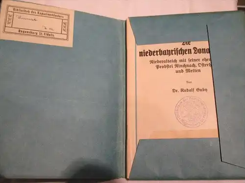 Die niederbayerischen Donauklöster , ca. 1910 , Niederaltaich , Probstei Rinchnach , Osterhofen und Metten / Deggendorf