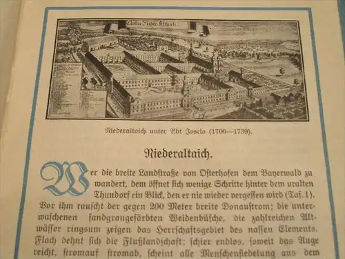 Die niederbayerischen Donauklöster , ca. 1910 , Niederaltaich , Probstei Rinchnach , Osterhofen und Metten / Deggendorf