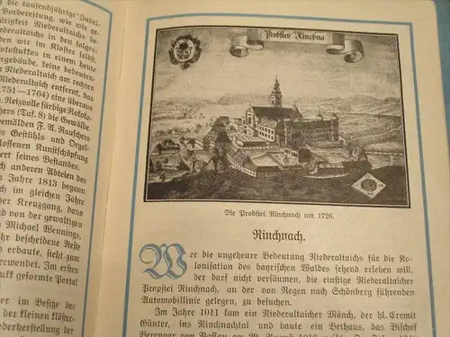 Die niederbayerischen Donauklöster , ca. 1910 , Niederaltaich , Probstei Rinchnach , Osterhofen und Metten / Deggendorf