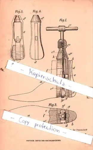 Original Patent  - Louis Bonjour und Rodolphe Foerster in Lausanne , Schweiz , 1905 ,  !!!