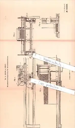Original Patent  - Dr. A. Jaehn in Penig , 1898 , Druckwalzenlagerung für Druckmaschinen !!!