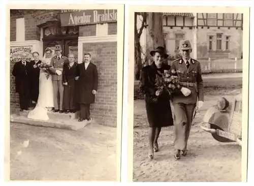22 Fotos Brahlstorf 1939/40 , Mecklenburg , Reichsarbeitsdienst , RAD , Hochzeit !!!