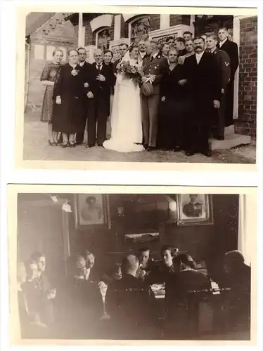 22 Fotos Brahlstorf 1939/40 , Mecklenburg , Reichsarbeitsdienst , RAD , Hochzeit !!!